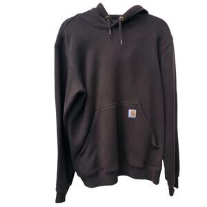 Carhartt Dark Brown Hoodie Small Mens Used